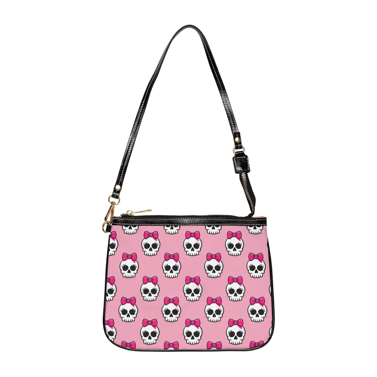 Chic Skull Print Small Shoulder Bag