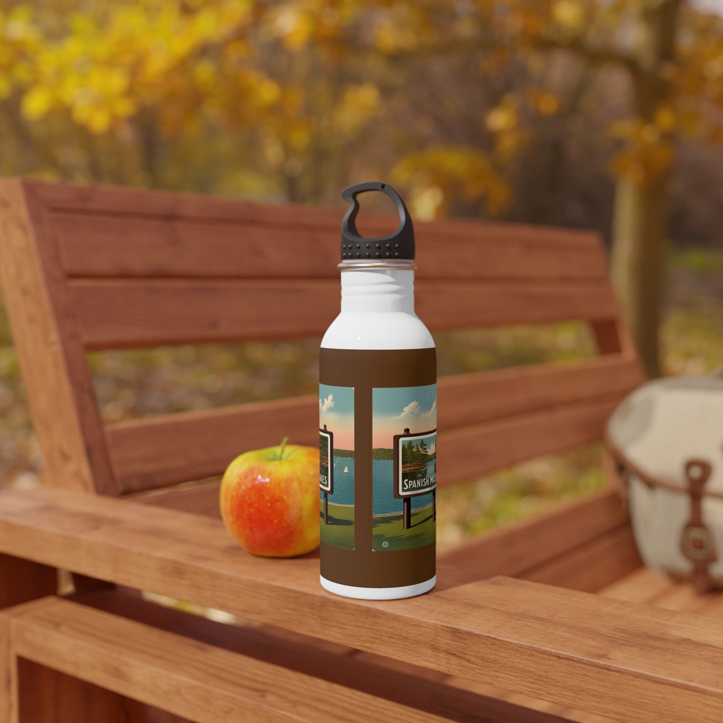 Charming Spanish Moss Lakes Water Bottle