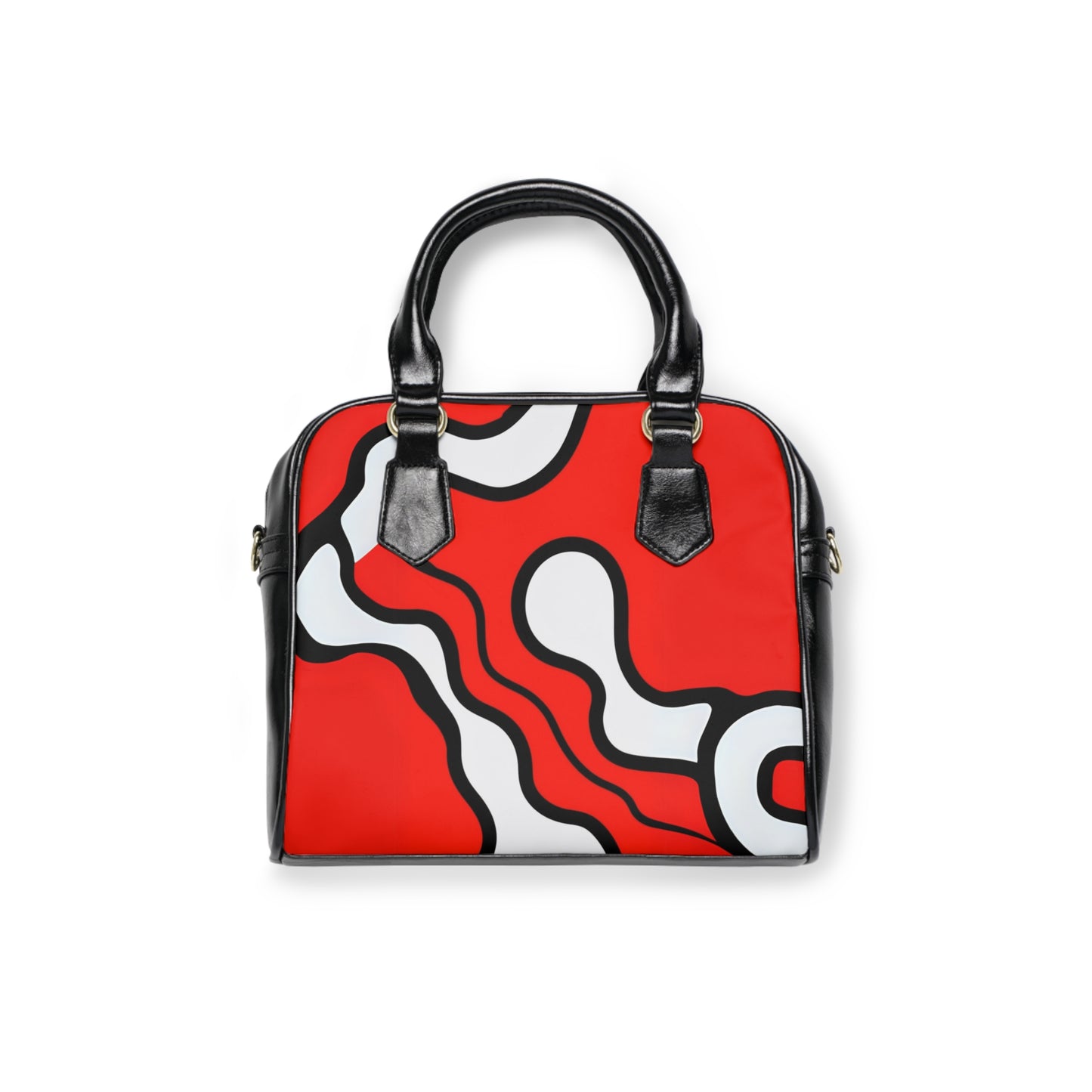 Stylish Abstract Shoulder Handbag