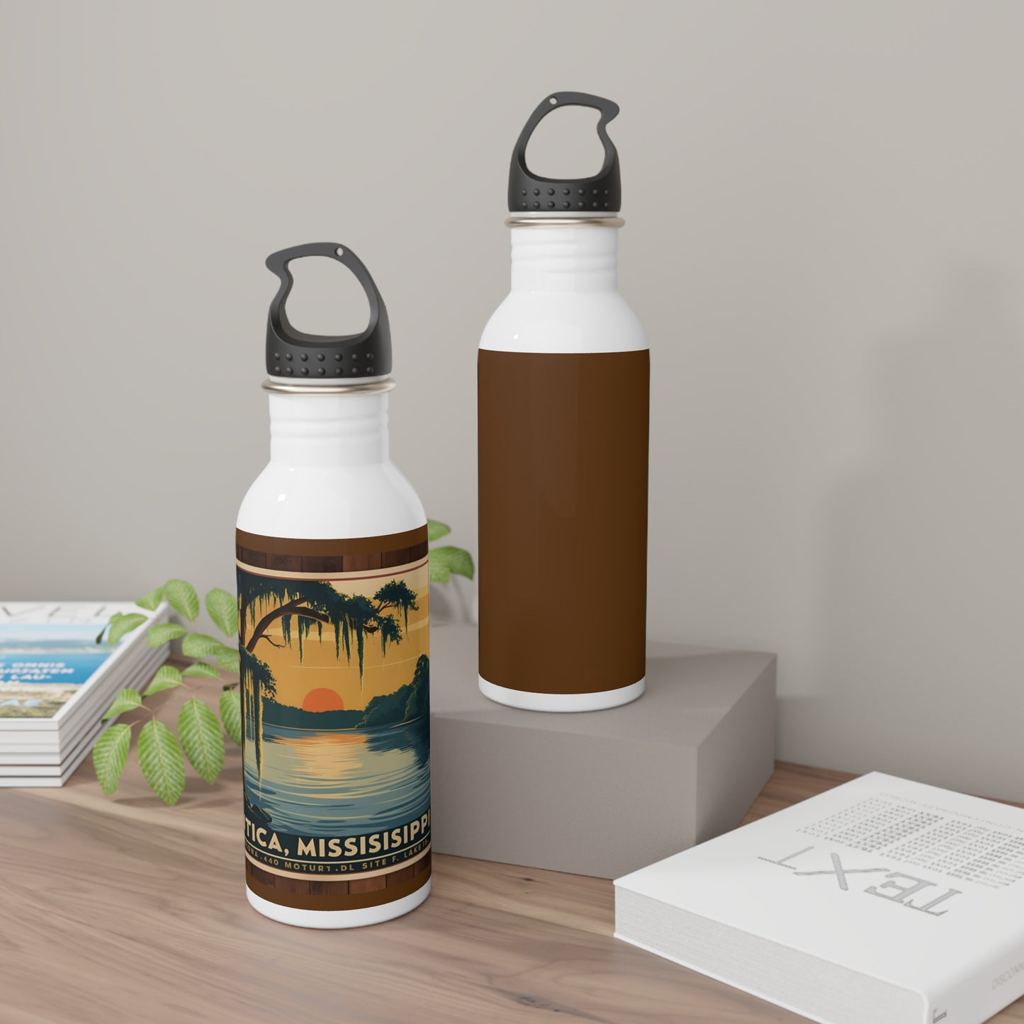 Vintage Utica Stainless Steel Water Bottle