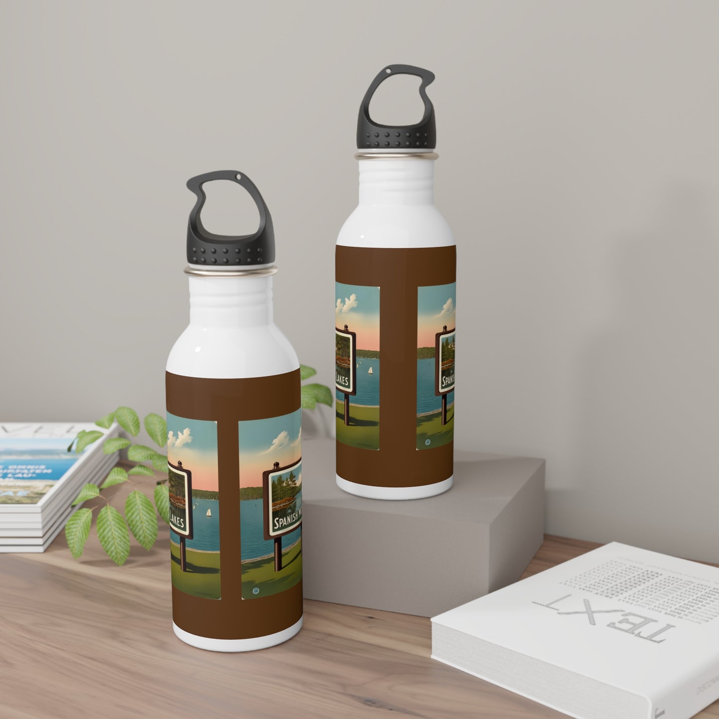 Charming Spanish Moss Lakes Water Bottle