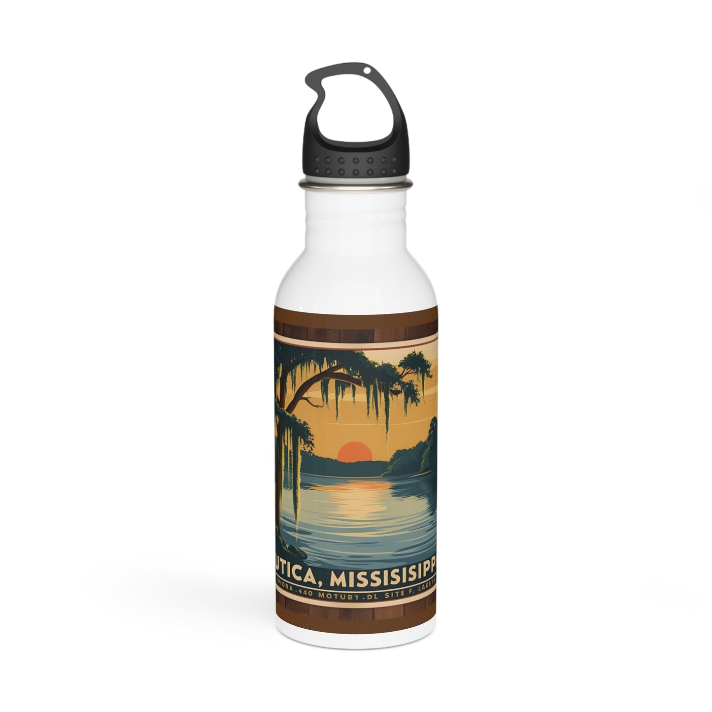 Vintage Utica Stainless Steel Water Bottle