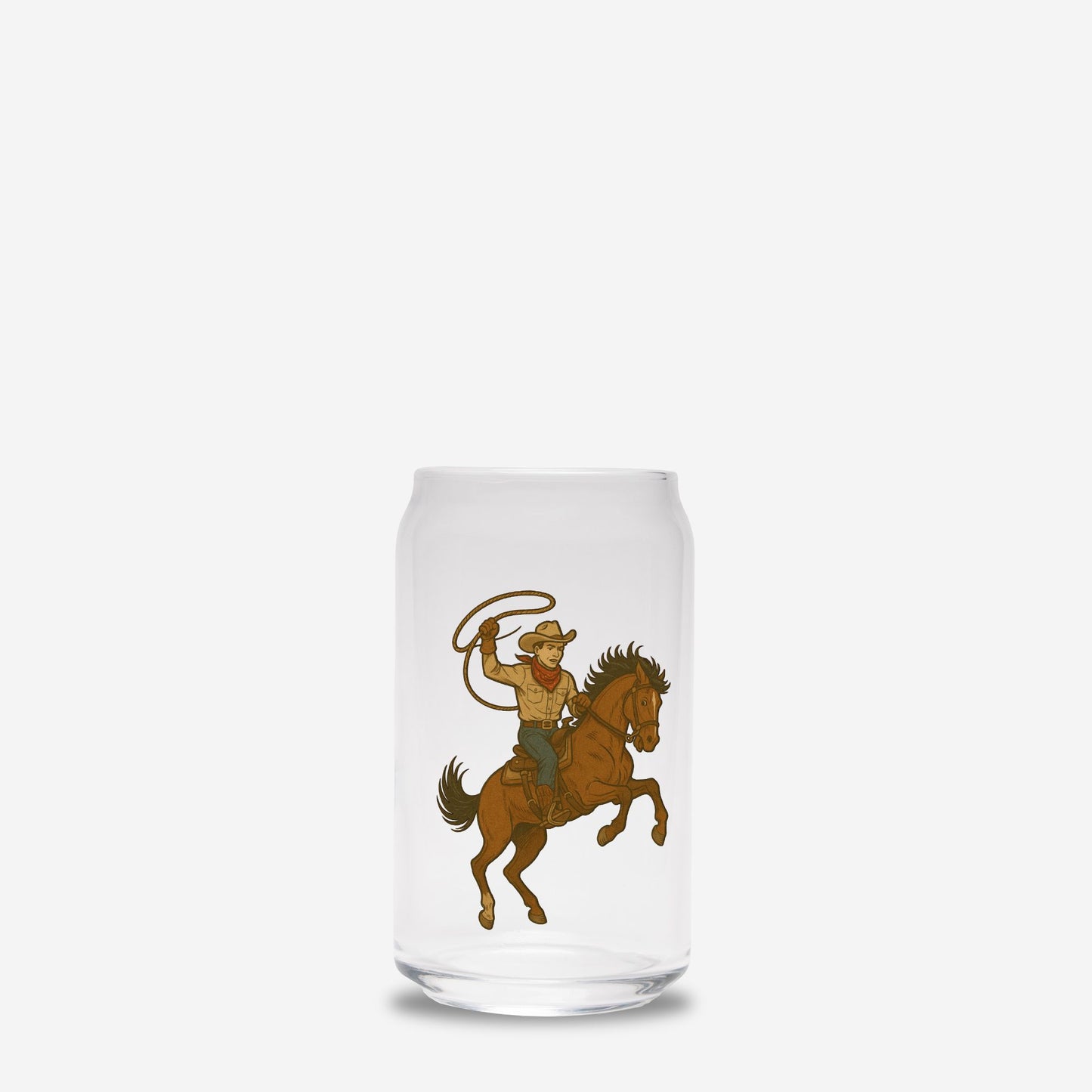 Cowboy Glass Can 16oz