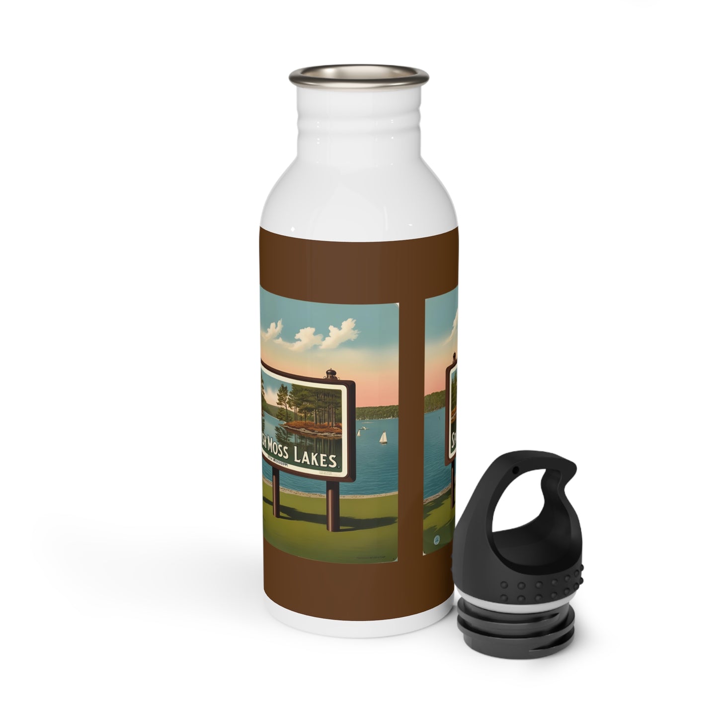 Charming Spanish Moss Lakes Water Bottle