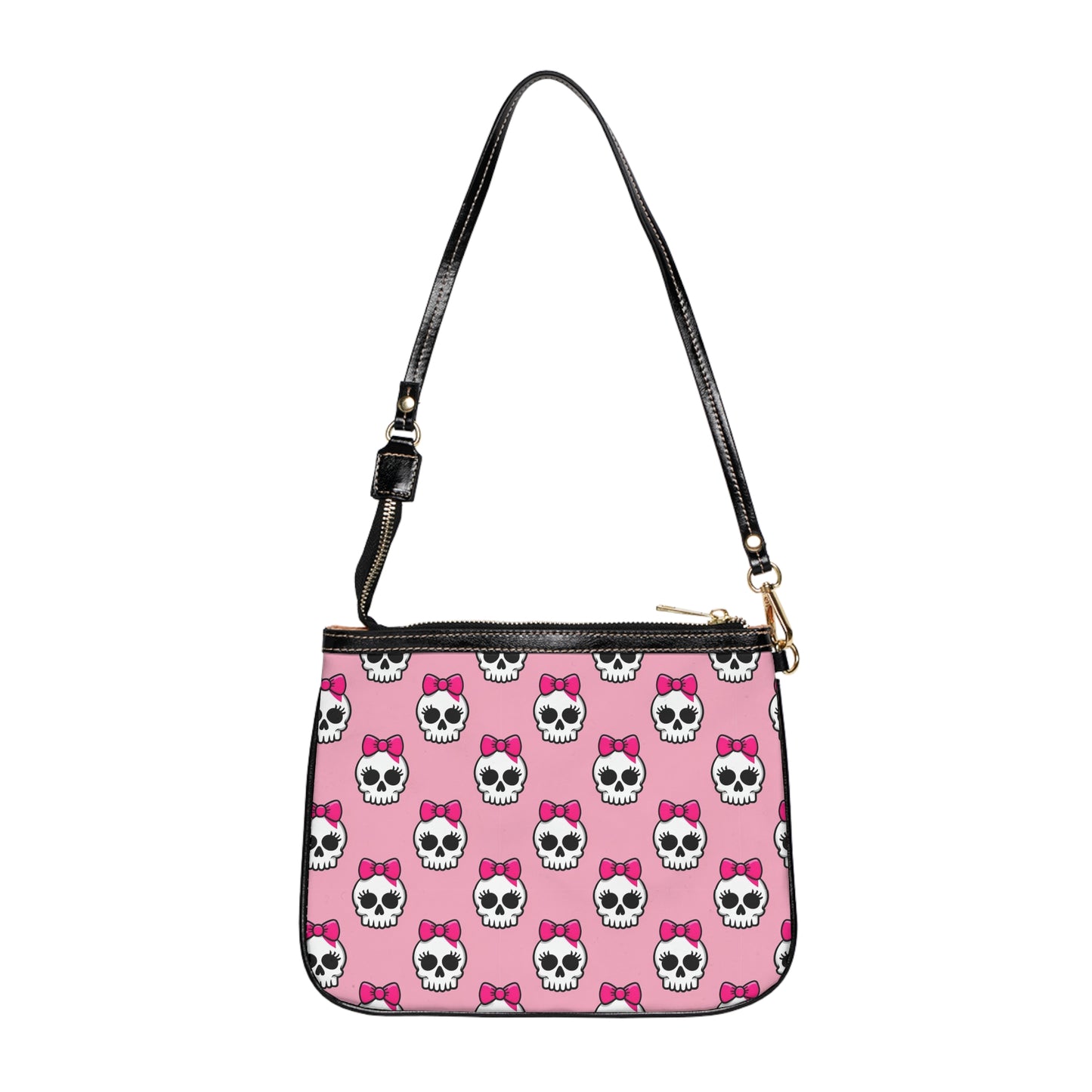 Chic Skull Print Small Shoulder Bag