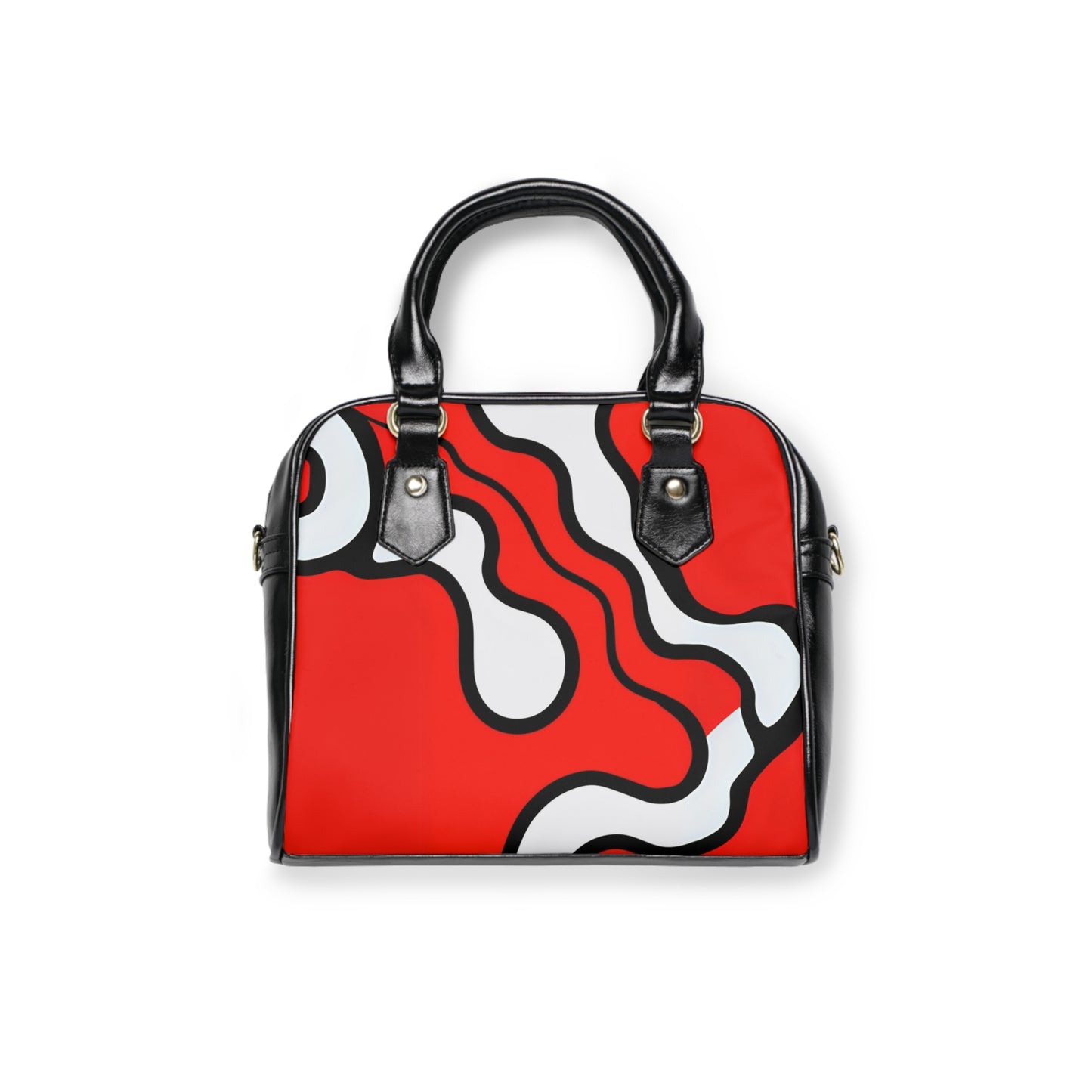 Stylish Abstract Shoulder Handbag