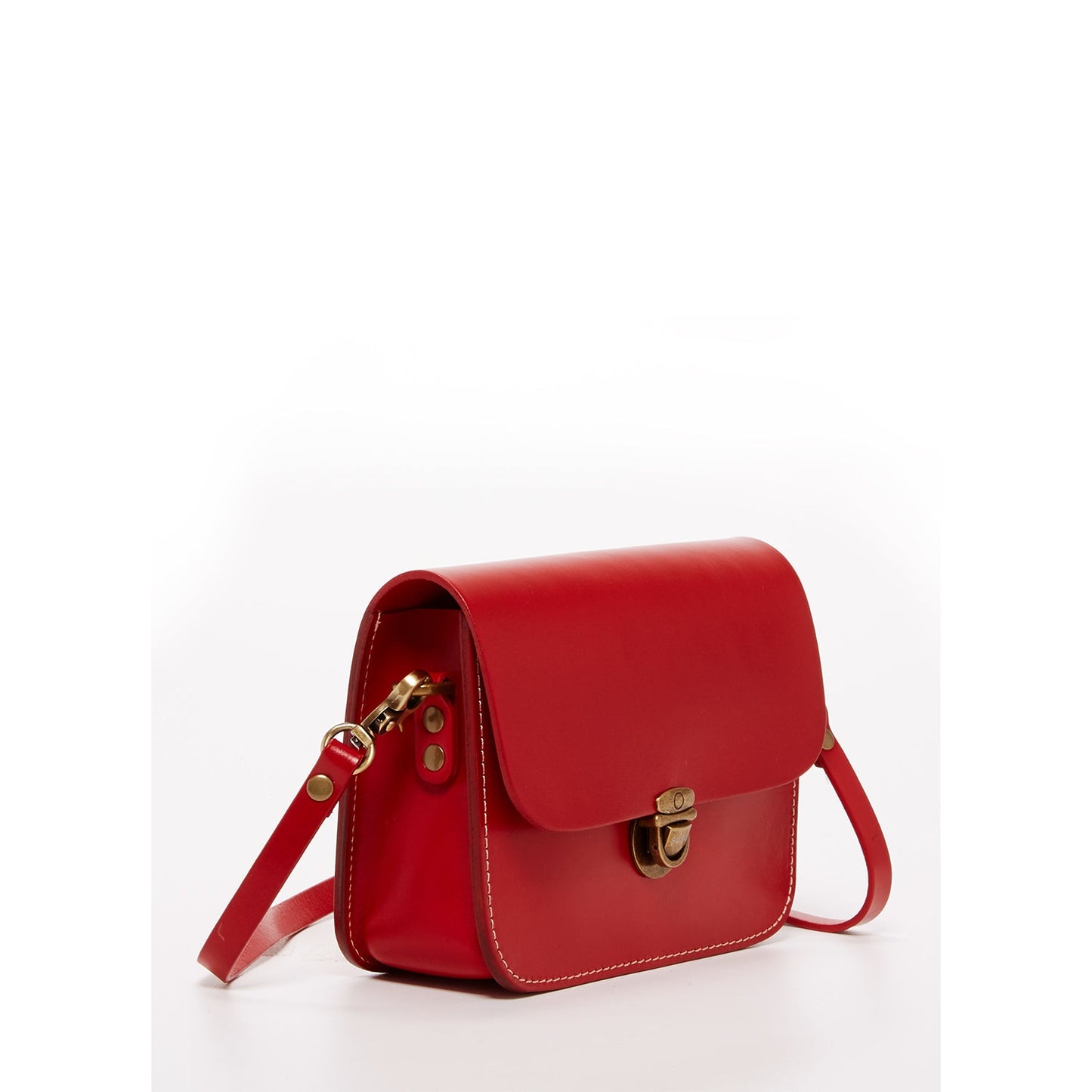 Nana Red Leather Crossbody Bag