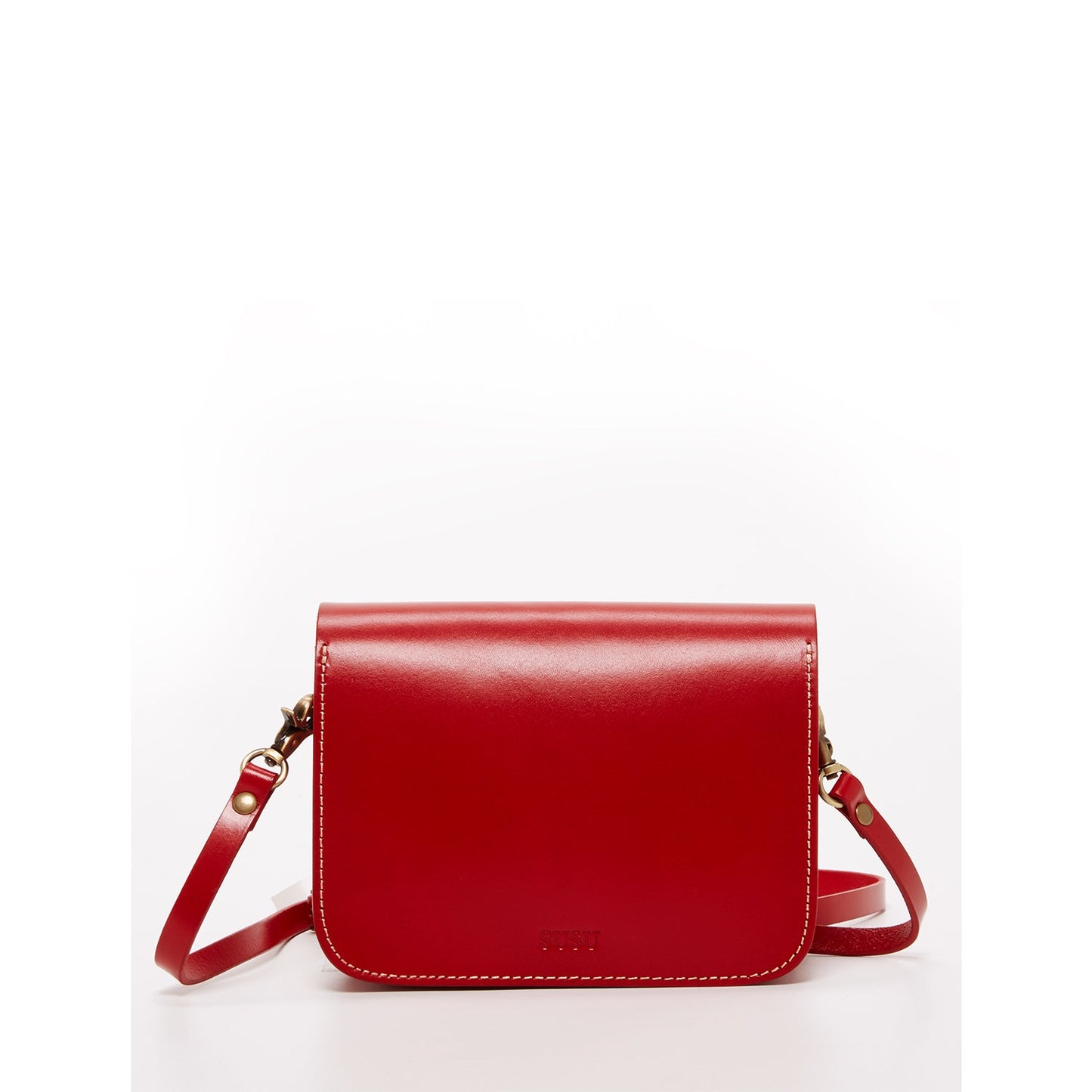 Nana Red Leather Crossbody Bag