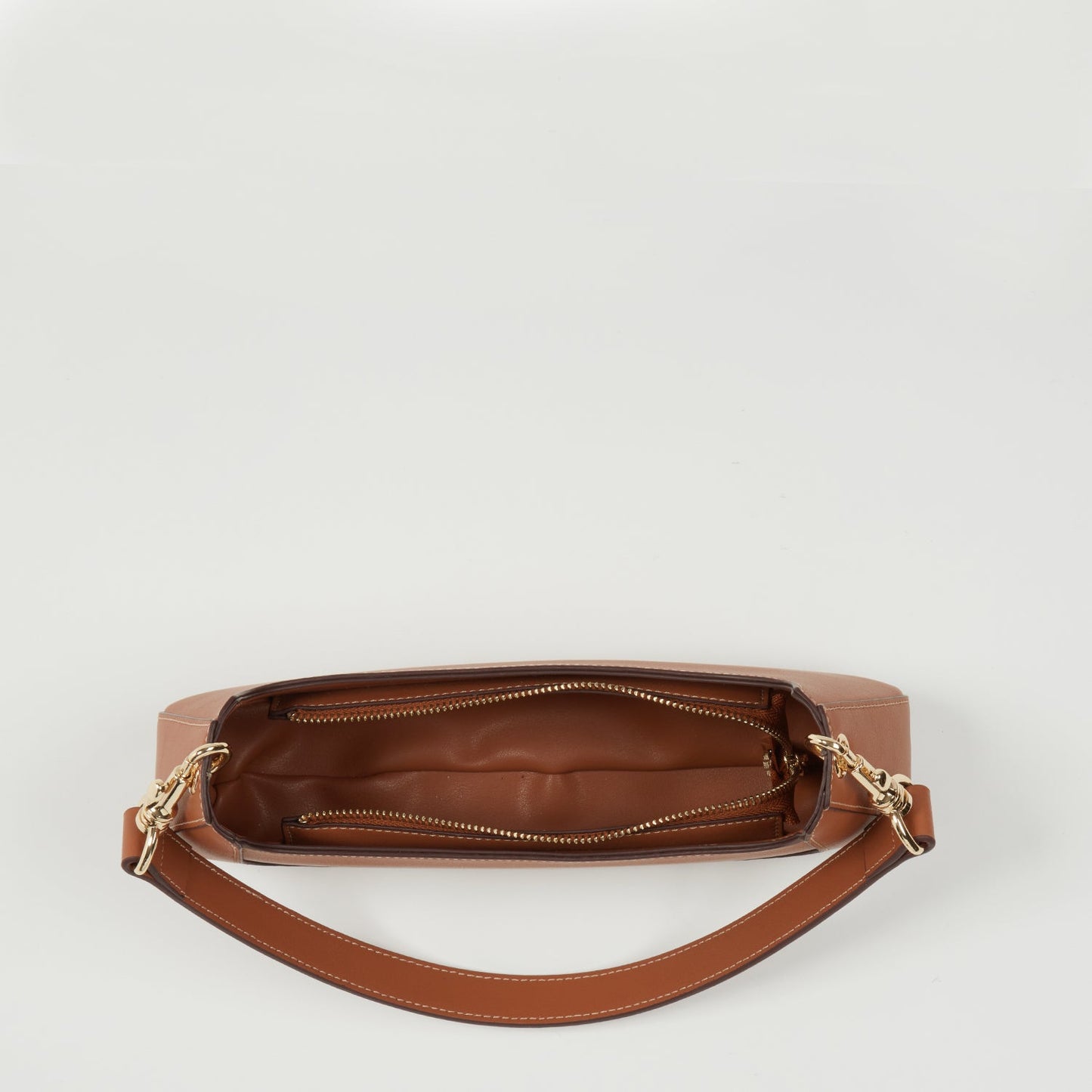 SUSU Leather Baguette Bag
