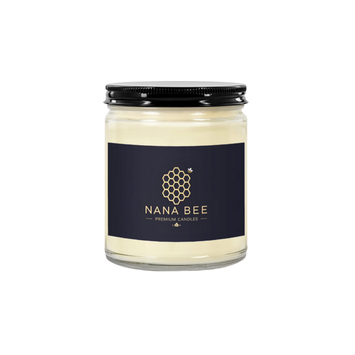 Nana Bee's Premium 4oz Clear Jar Honeysuckle Candle