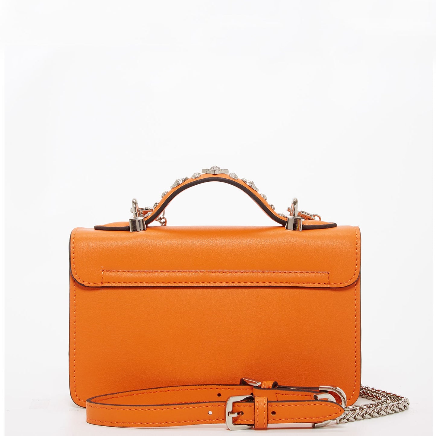 SUSU Studded Small Leather Crossbody Bag