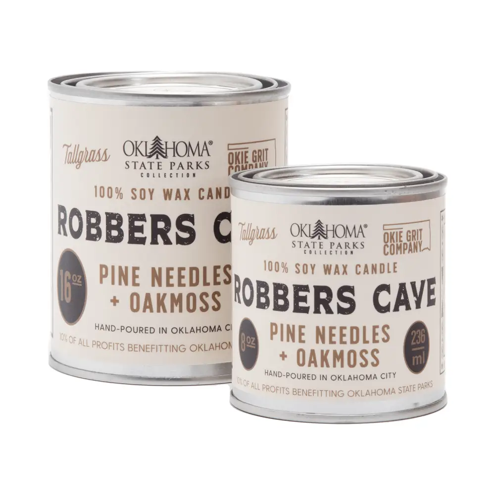 Robbers Cave: Pine Needles + Oakmoss Soy Wax Candle - Candles