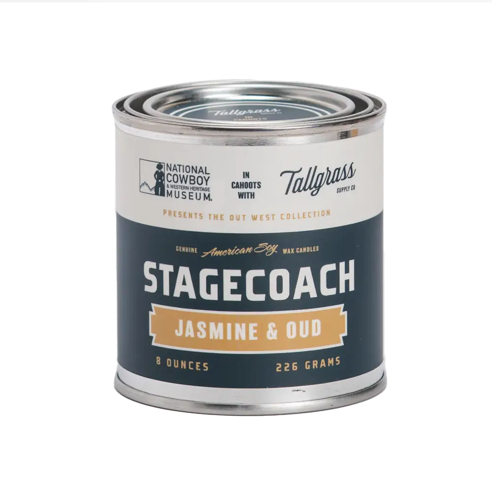 Stagecoach: Jasmine + Oud Soy Wax Candle