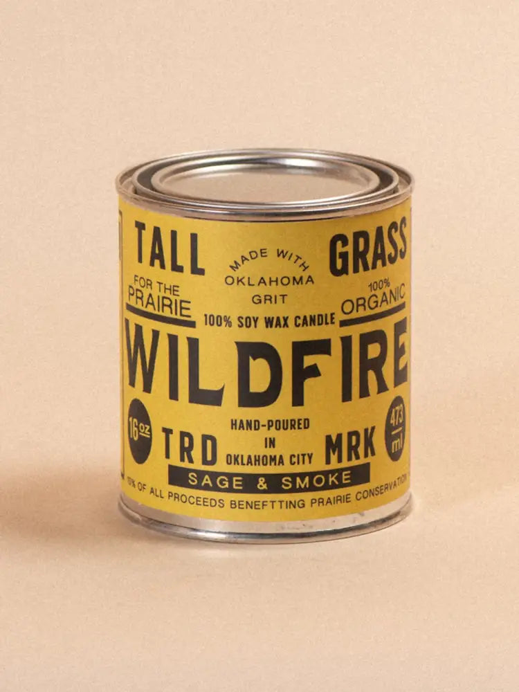 Wildfire: Sage + Smoke Soy Wax Candle - 16 oz - Candles