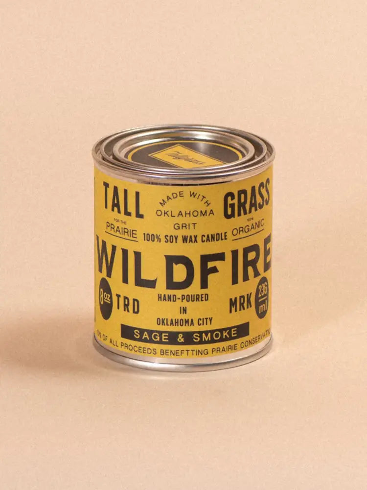Wildfire: Sage + Smoke Soy Wax Candle - 8 oz - Candles