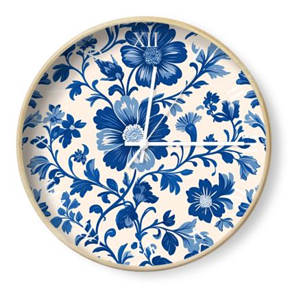 Ponta Blue Wall Clock