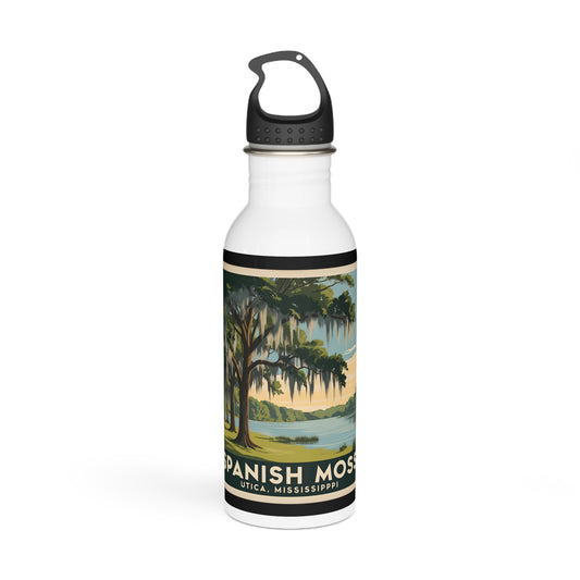 Vintage Style Stainless Steel Water Bottle - Spanish Moss