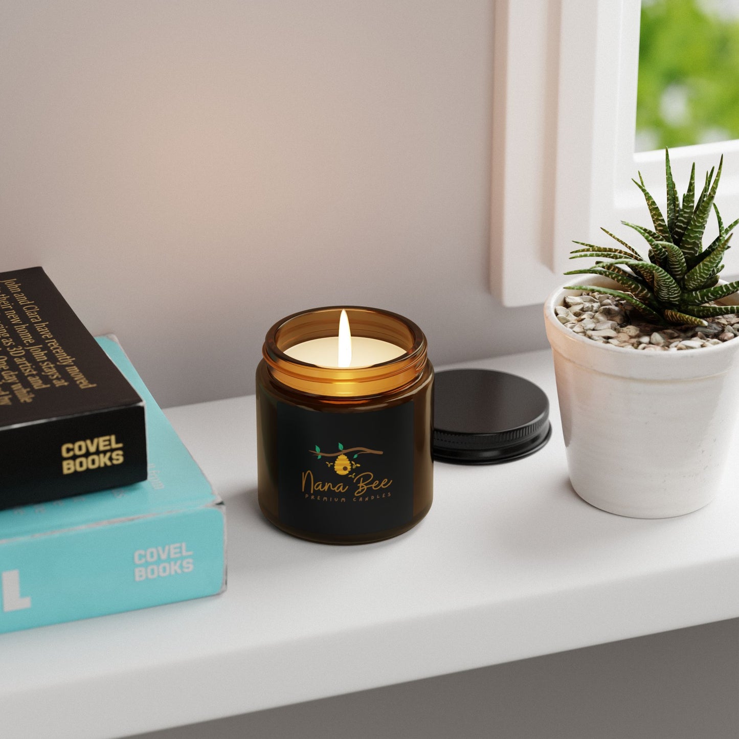 Nana Bee Premium Amber Soy Candle