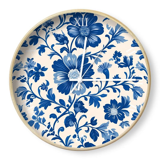 Ponta Blue Wall Clock