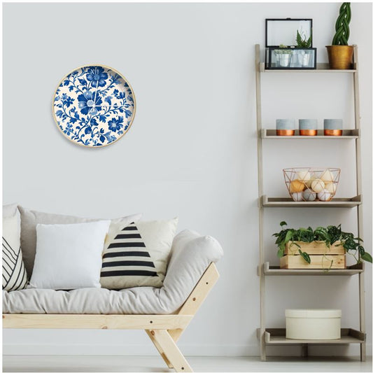 Ponta Blue Wall Clock