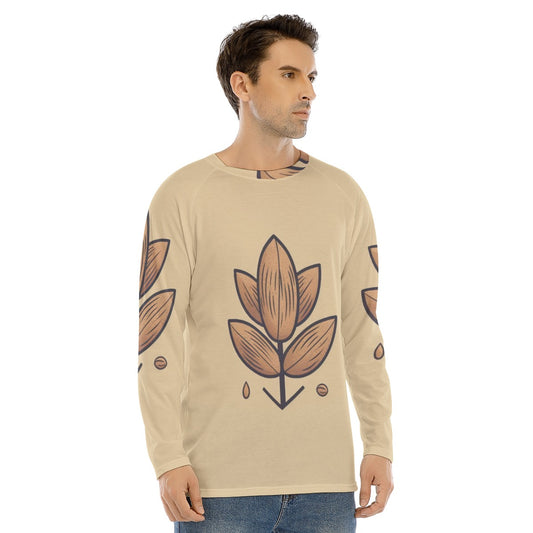 Men's Long Sleeve T-shirt With Raglan Sleeve