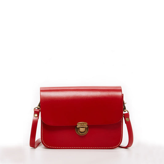 Nana Red Leather Crossbody Bag