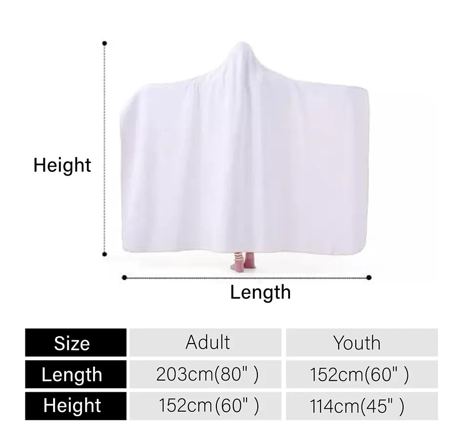 Dalmore Casual Dual-Sided Stitched Hoodie Blanket