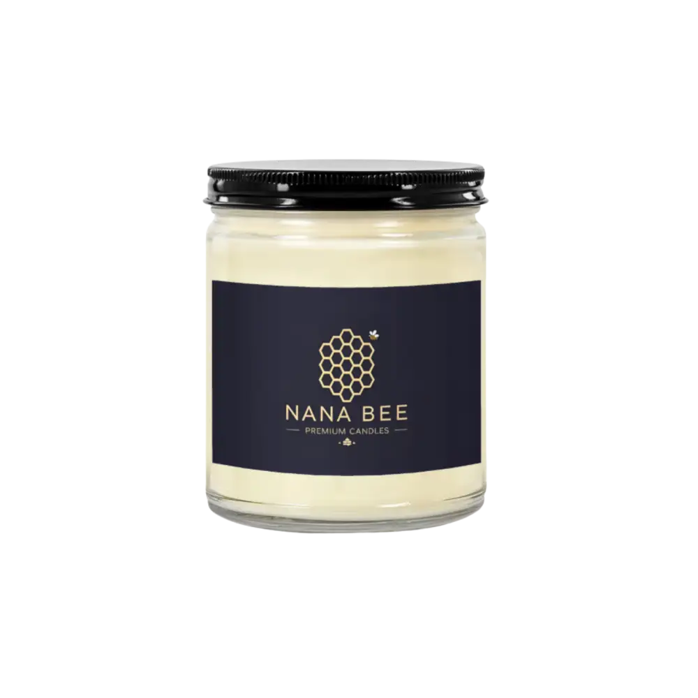 Nana Bee’s Premium 4oz Clear Jar Honeysuckle Candle - 4oz / Eucalyptus Lavender Herb - Candles