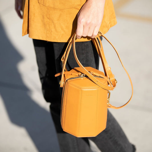 SUSU Leather Bucket Bag