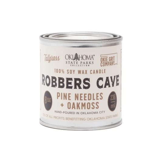 Robbers Cave: Pine Needles + Oakmoss Soy Wax Candle - Candles