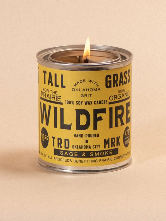Wildfire: Sage + Smoke Soy Wax Candle - Candles
